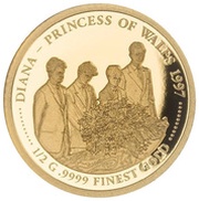 5 Dollars - Elizabeth II Funeral, Cook Islands, 2021 reverse image