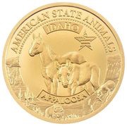 5 Dollars - Elizabeth II Appaloosa, Cook Islands, 2021 reverse image
