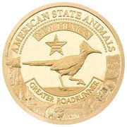 5 Dollars - Elizabeth II Greater Roadrunner, Cook Islands, 2021 reverse image