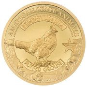 5 Dollars - Elizabeth II Ruffed Grouse, Cook Islands, 2021 reverse image