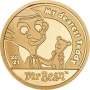 5 Dollars - Elizabeth II My dearest Teddy, Cook Islands, 2021 reverse image