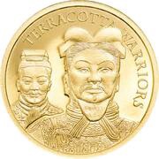 5 Dollars - Elizabeth II Terracotta Warriors, Cook Islands, 2021 reverse image
