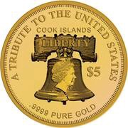 5 Dollars - Elizabeth II Liberty obverse image