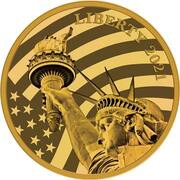 5 Dollars - Elizabeth II Liberty, Cook Islands, 2021-2023 reverse image