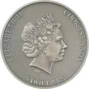 5 Dollars - Elizabeth II Untrapped obverse image