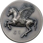 5 Dollars - Elizabeth II Pegasus, Cook Islands, 2022 reverse image