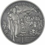 5 Dollars - Elizabeth II Wendish Crusade, Cook Islands, 2022 reverse image