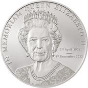 5 Dollars - Elizabeth II Queen Elizabeth II, Cook Islands, 2022 reverse image