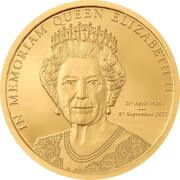 5 Dollars - Elizabeth II Queen Elizabeth II, Cook Islands, 2022 reverse image