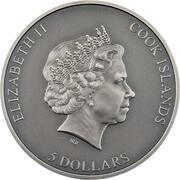 5 Dollars - Elizabeth II Secret Heart obverse image
