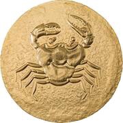 5 Dollars - Elizabeth II Crab Akragas, Cook Islands, 2022 reverse image