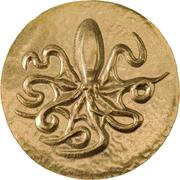 5 Dollars - Elizabeth II Octopus Syracuse, Cook Islands, 2022 reverse image