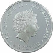 1 Dollar - Elizabeth II 4th Portrait - Cockatoo - Australian Capital Territory obverse image