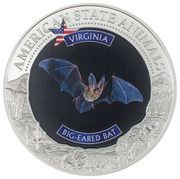 5 Dollars - Elizabeth II Big-Eared Bat, Cook Islands, 2022 reverse image