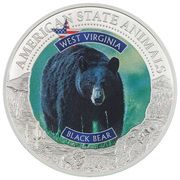 5 Dollars - Elizabeth II Black Bear, Cook Islands, 2022 reverse image