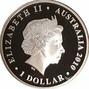 1 Dollar - Elizabeth II 4th Portrait - Sea Turtle - Queensland obverse image