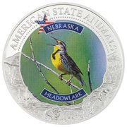 5 Dollars - Elizabeth II Meadowlark, Cook Islands, 2022 reverse image