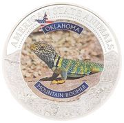5 Dollars - Elizabeth II Mountain Boomer, Cook Islands, 2022 reverse image