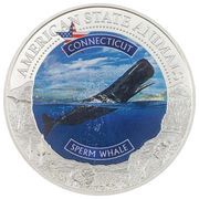 5 Dollars - Elizabeth II Sperm Whale, Cook Islands, 2022 reverse image