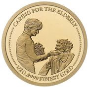 5 Dollars - Elizabeth II Caring for the Elderly, Cook Islands, 2022 reverse image