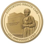 5 Dollars - Elizabeth II Supporting Healthcare, Cook Islands, 2022 reverse image