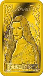 5 Dollars - Elizabeth II Arwen, Cook Islands, 2022 reverse image