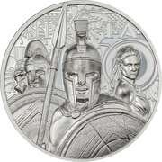 5 Dollars - Elizabeth II Posthumous; Sparta, Cook Islands, 2023 reverse image