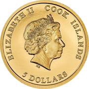 5 Dollars - Elizabeth II Posthumous; Mont-Saint-Michel obverse image
