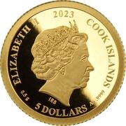 5 Dollars - Elizabeth II Posthumous; FIFA Women's World Cup 2023: Offical Emblem obverse image