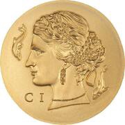 5 Dollars - Elizabeth II Posthumous; Arethusa, Cook Islands, 2023 reverse image
