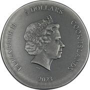 5 Dollars - Elizabeth II Posthumous; Arethusa obverse image