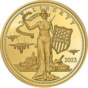 5 Dollars - Charles III Peace through Strength, Cook Islands, 2023 reverse image