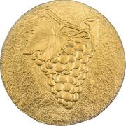 5 Dollars - Charles III Wine Grapes: Naxos, Cook Islands, 2023 reverse image
