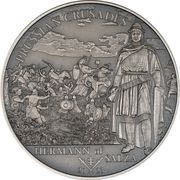 5 Dollars - Charles III Prussian Crusades, Cook Islands, 2023 reverse image