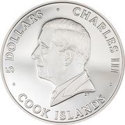 5 Dollars - Charles III Frankenstein obverse image