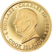 5 Dollars - Charles III Wild West obverse image