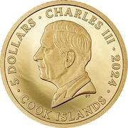 5 Dollars - Charles III K2 obverse image
