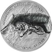 5 Dollars - Charles III Lion of Lucerne, Cook Islands, 2024 reverse image