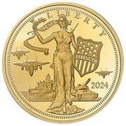 5 Dollars - Charles III Peace through Strength, Cook Islands, 2024 reverse image