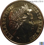 1 Dollar - Elizabeth II 4th Portrait - Ram's Head obverse image