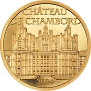 5 Dollars - Charles III Château De Chambord, Cook Islands, 2024 reverse image
