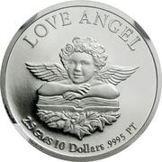 10 Dollars - Elizabeth II Love Angel reverse image