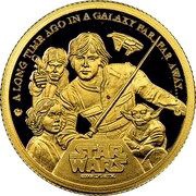10 Dollars - Elizabeth II Star Wars, Cook Islands, 2005 reverse image