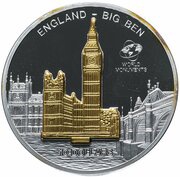 10 Dollars - Elizabeth II Big Ben, Cook Islands, 2008 reverse image