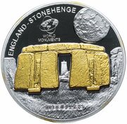 10 Dollars - Elizabeth II Stonehenge, Cook Islands, 2008 reverse image