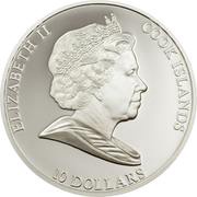 10 Dollars - Elizabeth II Alexander II of Russia obverse image