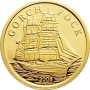 10 Dollars - Elizabeth II Gorch Fock, Cook Islands, 2008 reverse image
