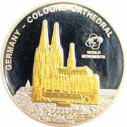 10 Dollars - Elizabeth II Cologne Cathedral, Cook Islands, 2008 reverse image