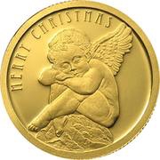 10 Dollars - Elizabeth II Christmas Angel, Cook Islands, 2008 reverse image
