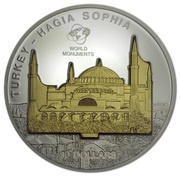 10 Dollars - Elizabeth II Hagia Sofia, Cook Islands, 2009 reverse image